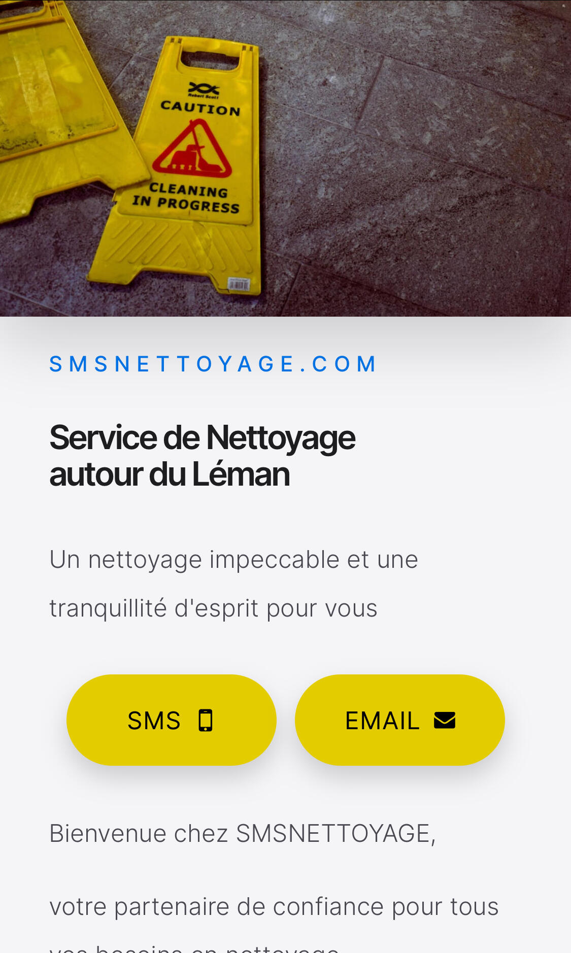 service netoyage smsnettoyage