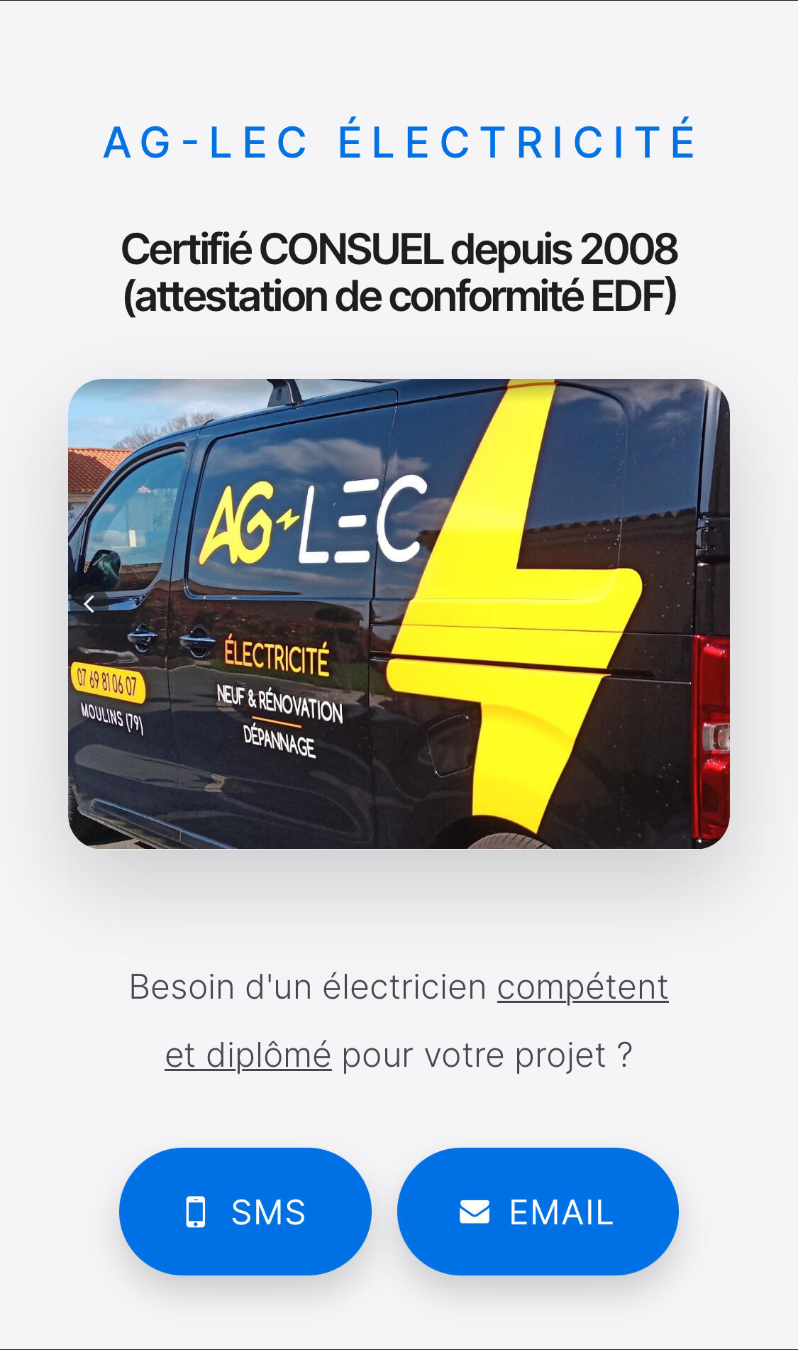 artisan électricien